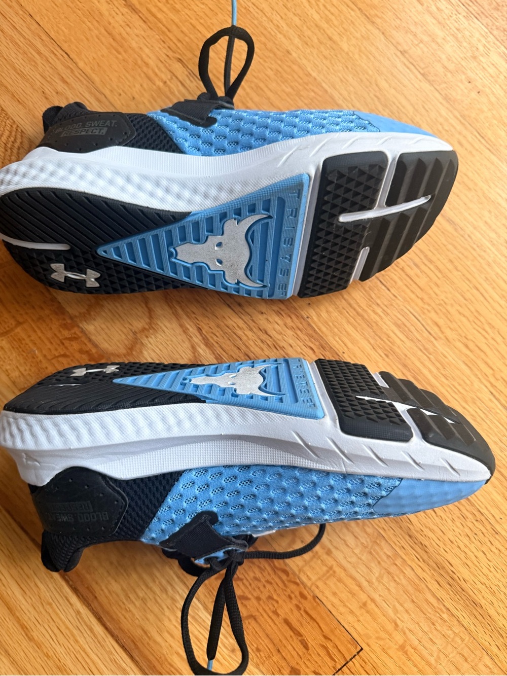 Under Armour Project Rock BSR Training Shoes Blue Black Size 7